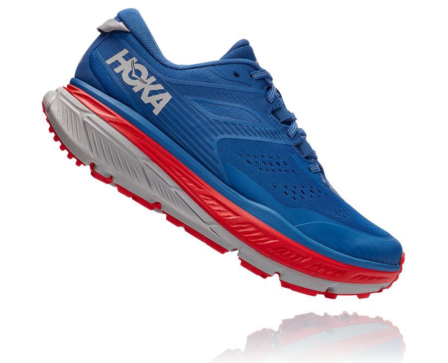 Tenis Hoka One One Trail Hombre Azules - Stinson Atr 6 - MWXK49082